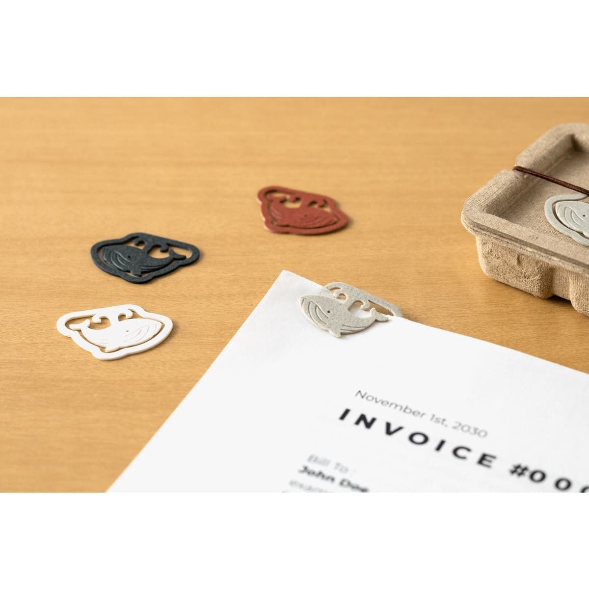 P - clips Gem i papp - Whale - 4 - Midori - Tidformera