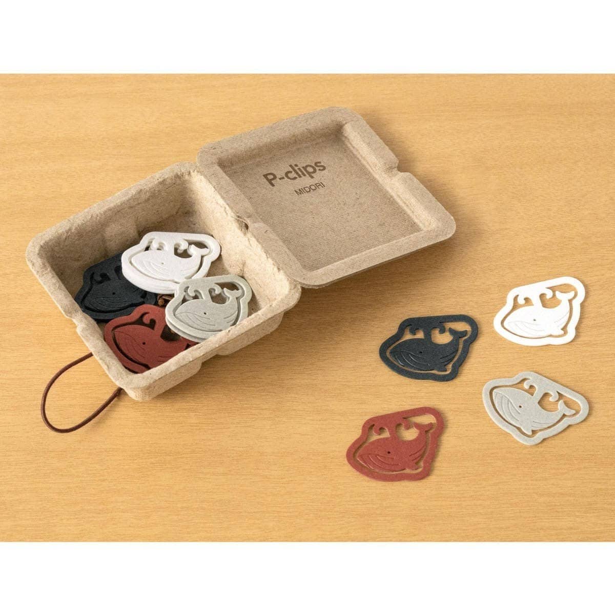 P - clips Gem i papp - Whale - 3 - Midori - Tidformera