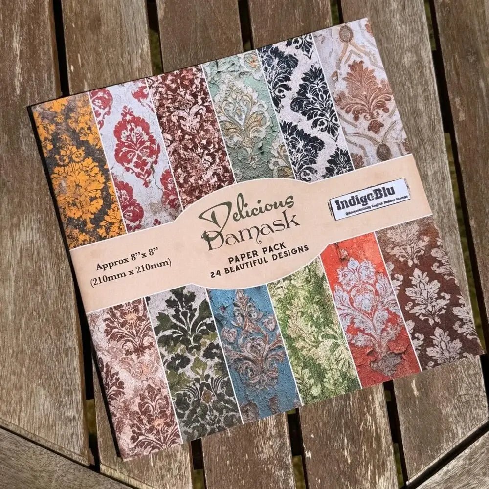 Paper Book - Delicious Damask - 1 - IndigoBlu - Tidformera