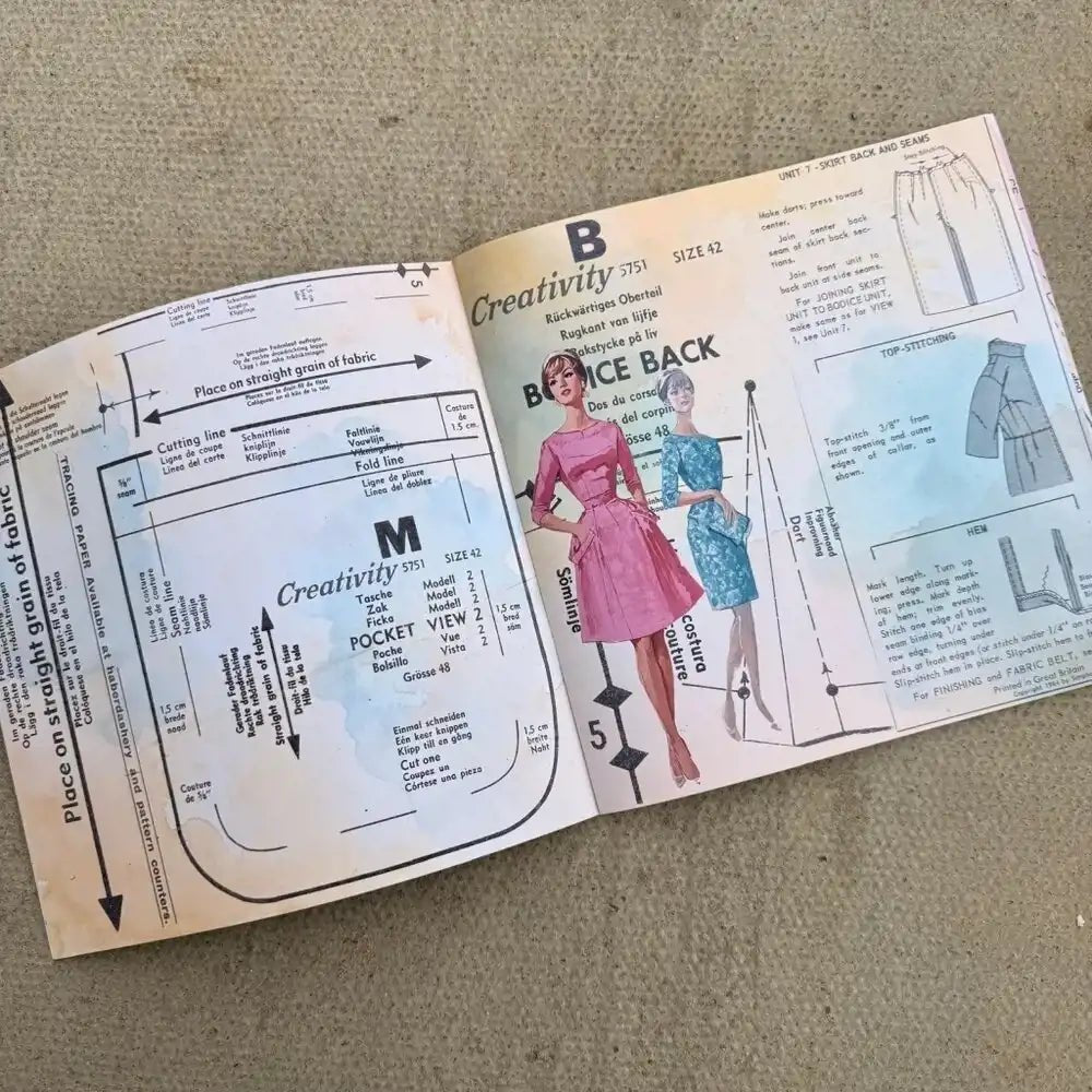 Paper Book - Sew Lovely - 4 - IndigoBlu - Tidformera