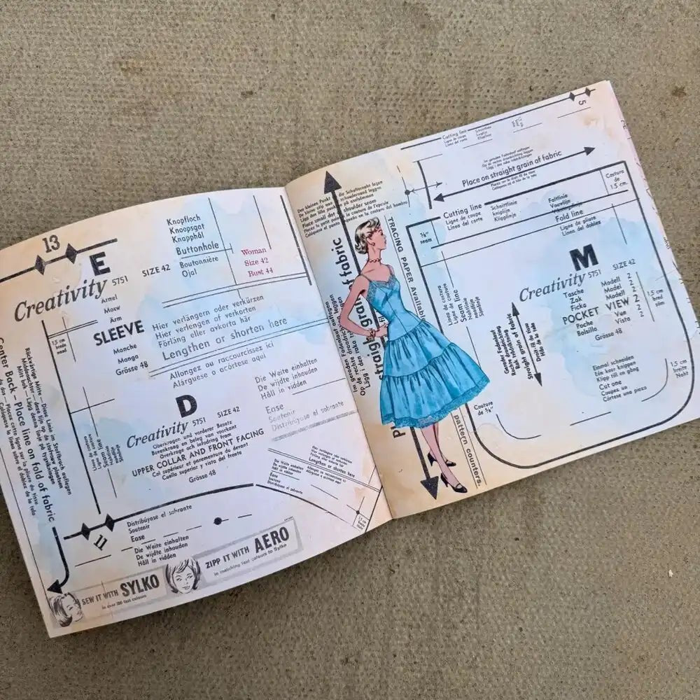 Paper Book - Sew Lovely - 3 - IndigoBlu - Tidformera