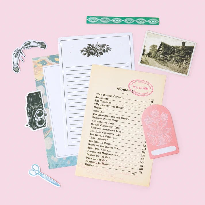 Paperie Pack Maggie Holmes - Parasol - 3 - American Crafts - Tidformera