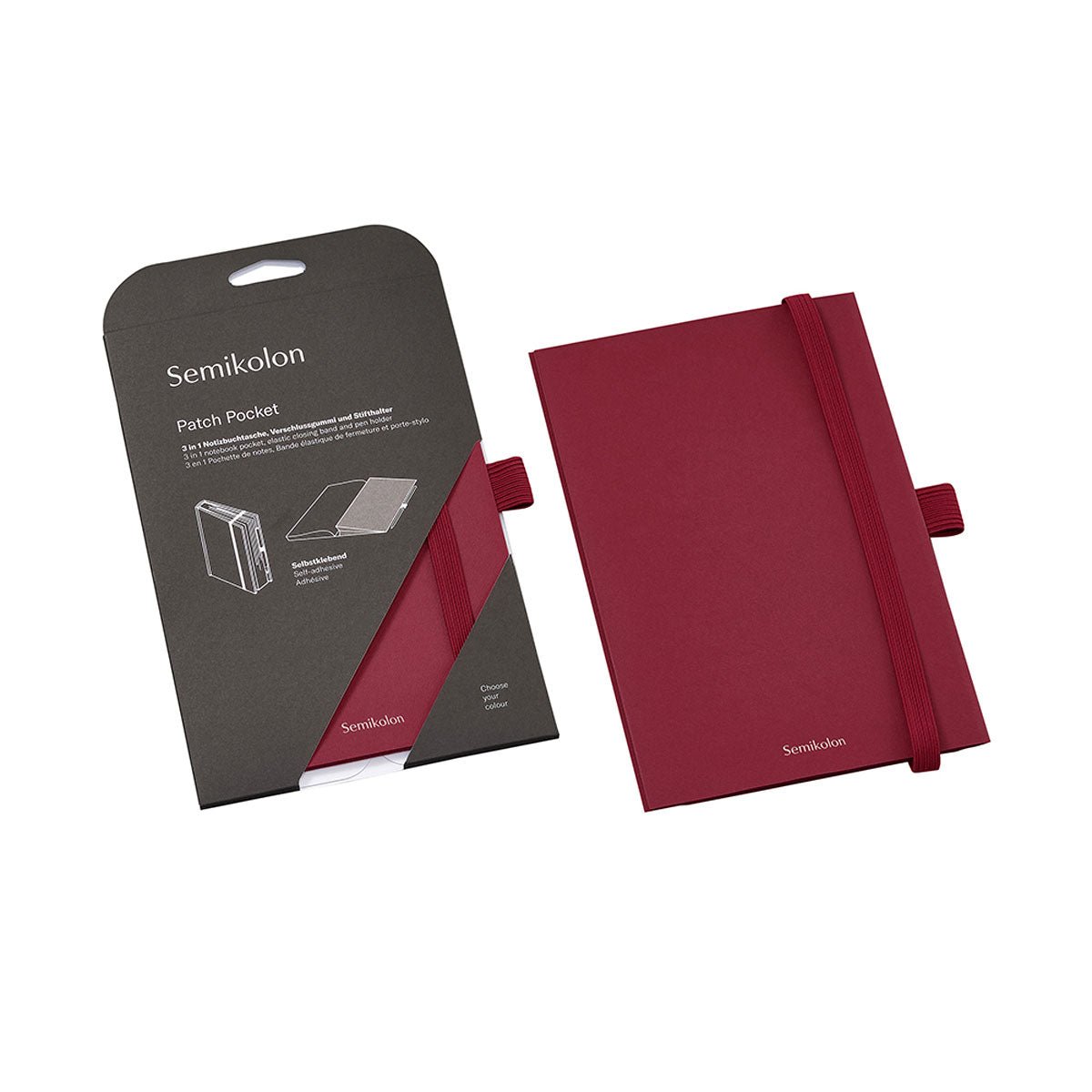 Patch Pocket - Burgundy - 1 - Semikolon - Tidformera