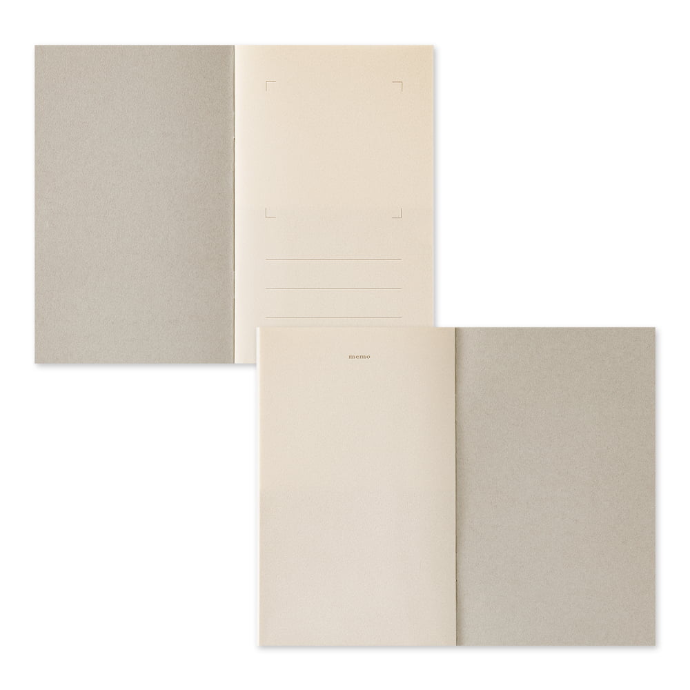 Peelable Sticker Book - Gray - 3 - Midori - Tidformera