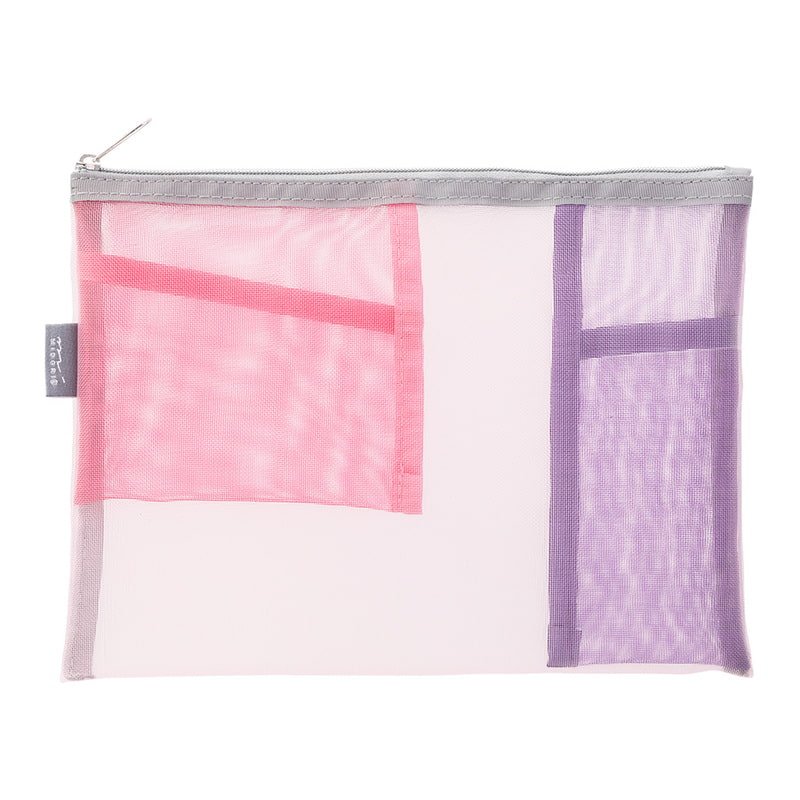 Pen & Tool Pouch Mesh Pink - 5 - Midori - Tidformera