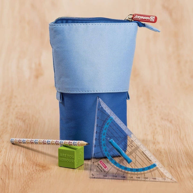 Pennfodral Pennkopp i ett - Blå - 1 - Brunnen - Tidformera