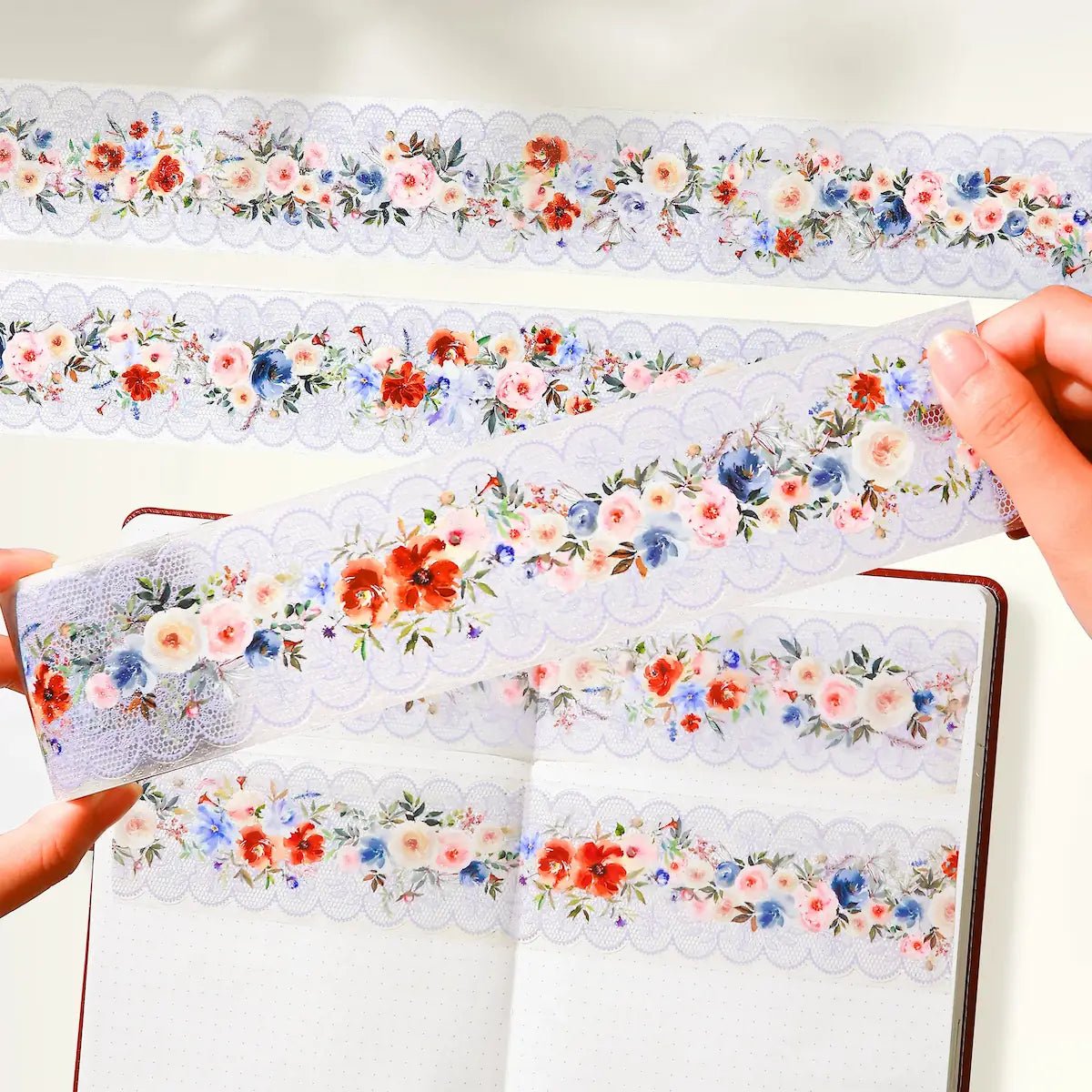 PET Tape Fleur de Lune - 55 mm - 2 - Washi Tape Shop - Tidformera