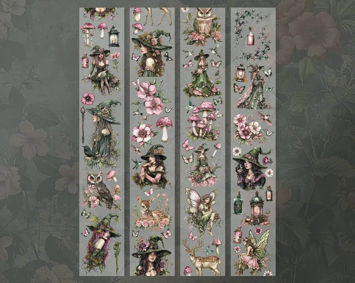 Pet tape Forest Witch - 60 mm - 2 - Scrapbook Resource Co - Tidformera