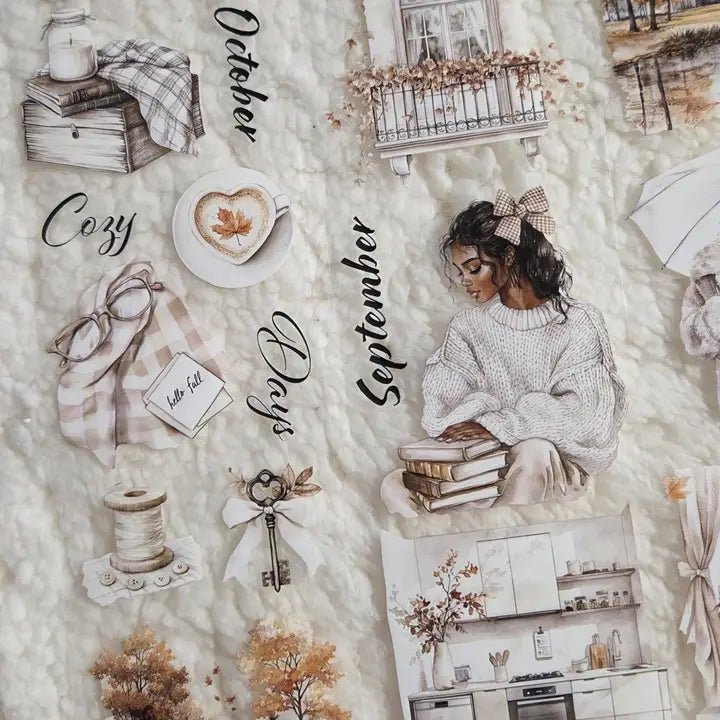 Pet Tape - Lana - 70 mm - Calming Beige - 4 - Lana's Scrap Shop - Tidformera