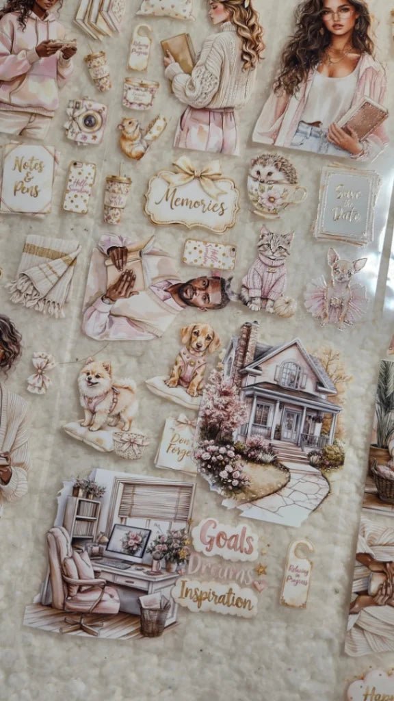 Pet Tape - Lana - 70 mm - Charming Plans - 10 - Lana's Scrap Shop - Tidformera