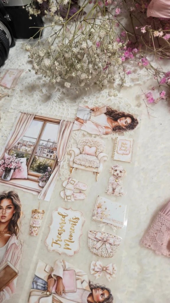 Pet Tape - Lana - 70 mm - Charming Plans - 7 - Lana's Scrap Shop - Tidformera