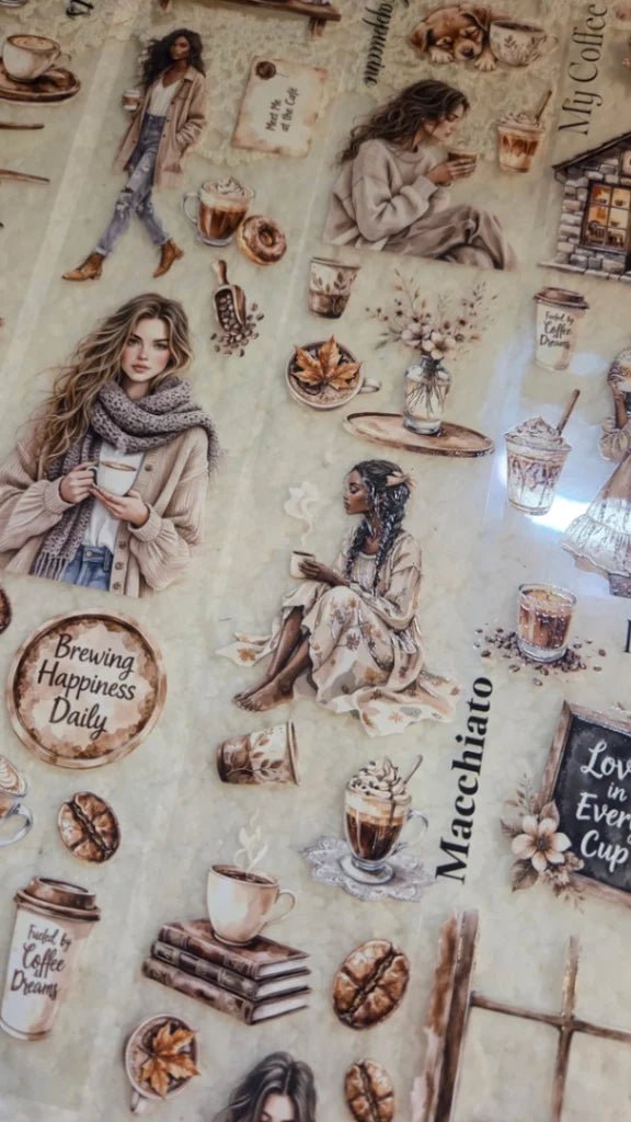 Pet Tape - Lana - 70 mm - Cozy Coffee Days - 5 - Lana's Scrap Shop - Tidformera