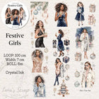Pet Tape - Lana - 70 mm - Festive Girls - 1 - Lana's Scrap Shop - Tidformera