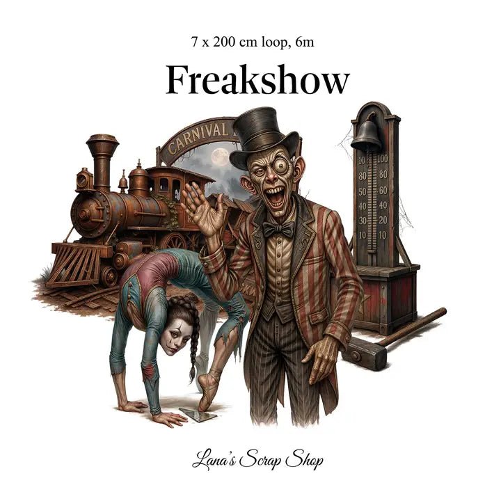 Pet Tape - Lana - 70 mm - Freakshow - 2 - Lana's Scrap Shop - Tidformera