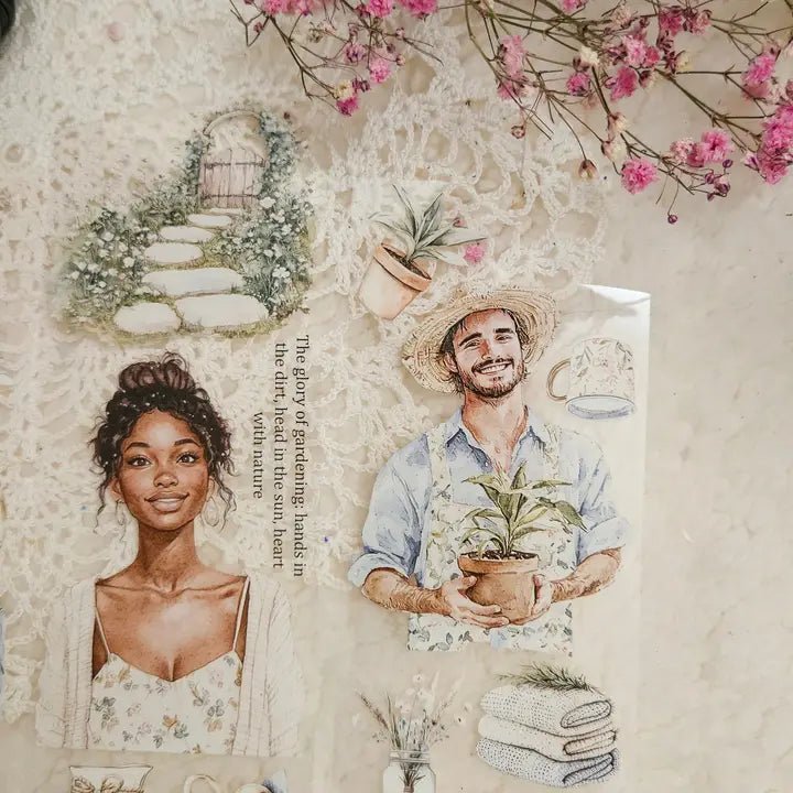 Pet Tape - Lana - 70 mm - Gardening Theraphy - 6 - Lana's Scrap Shop - Tidformera