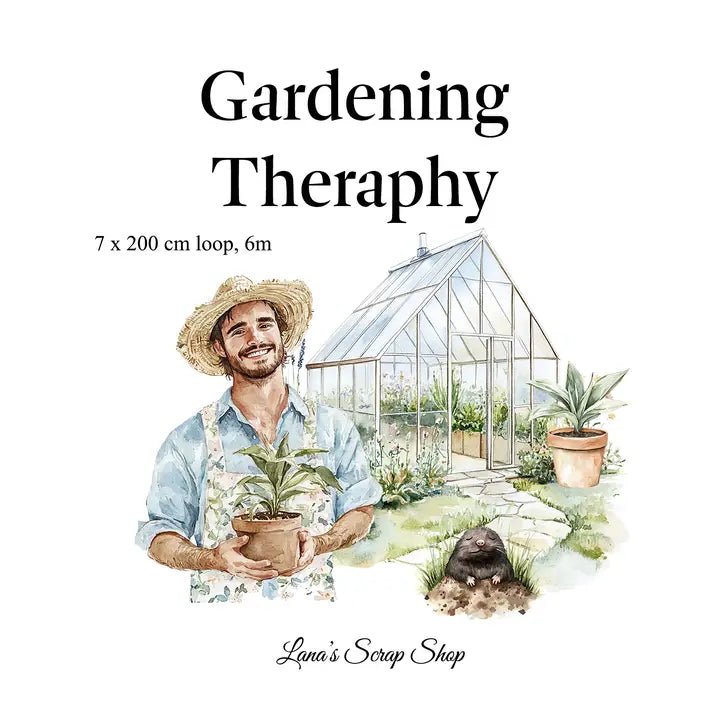 Pet Tape - Lana - 70 mm - Gardening Theraphy - 2 - Lana's Scrap Shop - Tidformera