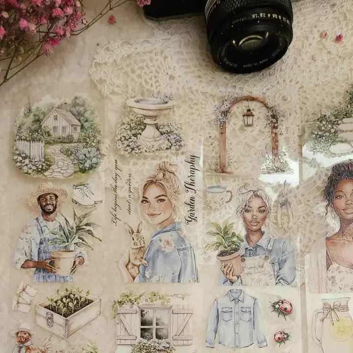 Pet Tape - Lana - 70 mm - Gardening Theraphy - 4 - Lana's Scrap Shop - Tidformera