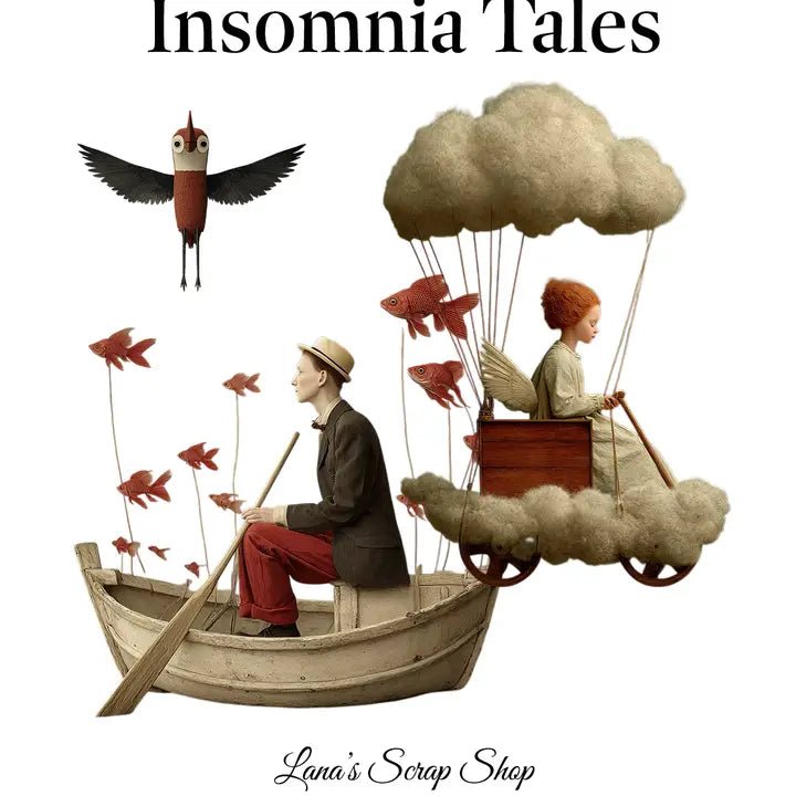 Pet Tape - Lana - 70 mm - Insomnia Tales - 2 - Lana's Scrap Shop - Tidformera