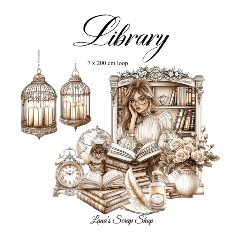 Pet Tape - Lana - 70 mm - Library - 2 - Lana's Scrap Shop - Tidformera