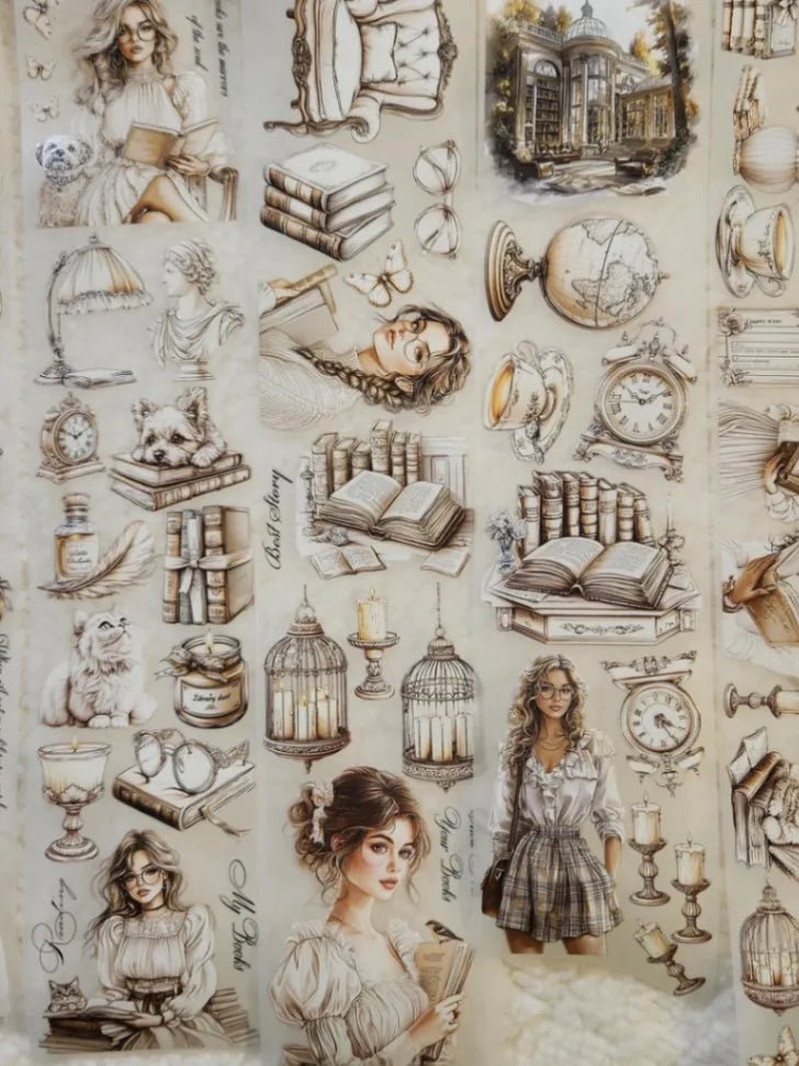 Pet Tape - Lana - 70 mm - Library - 10 - Lana's Scrap Shop - Tidformera