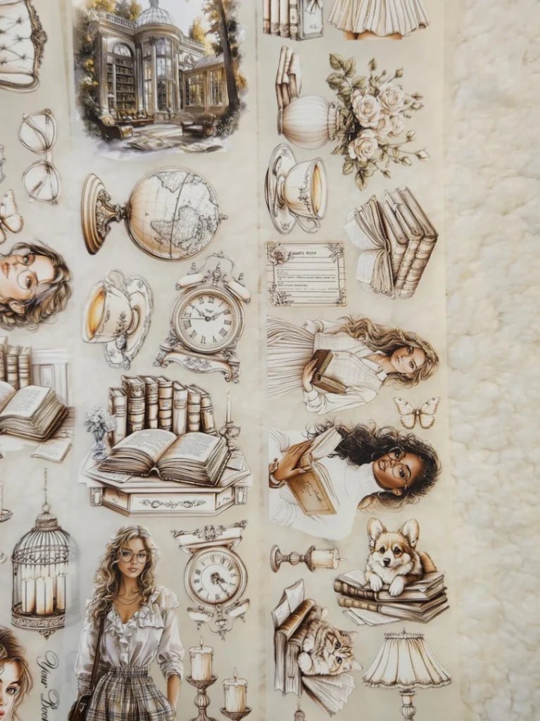 Pet Tape - Lana - 70 mm - Library - 12 - Lana's Scrap Shop - Tidformera