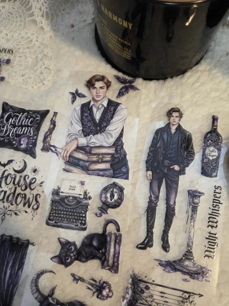 Pet Tape - Lana - 70 mm - Night Whispers - 4 - Lana's Scrap Shop - Tidformera