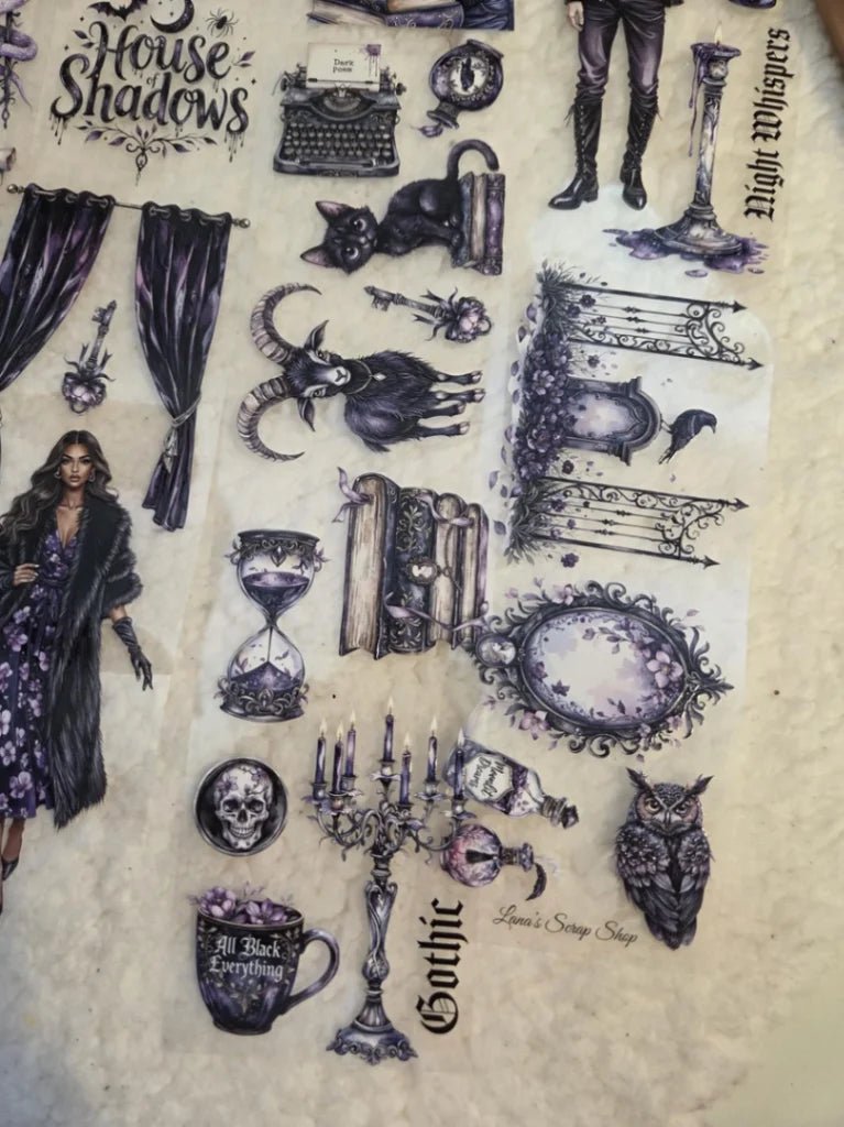 Pet Tape - Lana - 70 mm - Night Whispers - 5 - Lana's Scrap Shop - Tidformera