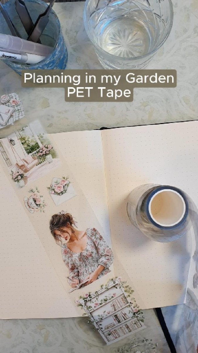 Pet Tape - Lana - 70 mm - Planning in My Garden - 1 - Lana's Scrap Shop - Tidformera