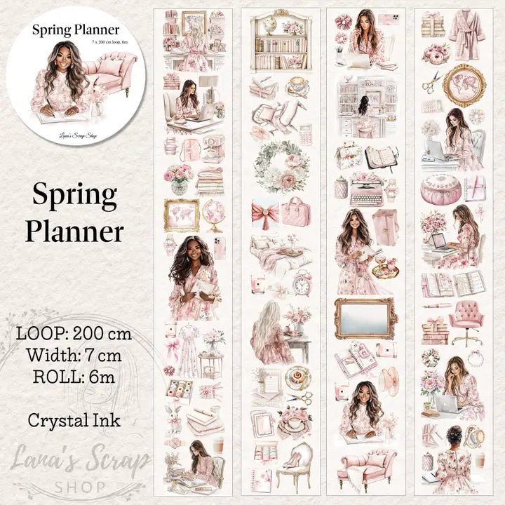 Pet Tape - Lana - 70 mm - Spring Planner - 1 - Lana's Scrap Shop - Tidformera