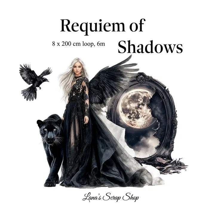Pet Tape - Lana - 80 mm - Requiem of Shadows - 2 - Lana's Scrap Shop - Tidformera