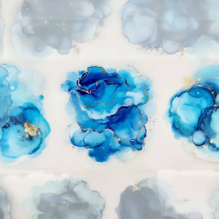 Pet Tape - MIC - Blue Splash Foiled & Embossed 60 mm - 5 - MIC & MIM Premium Paper Shop - Tidformera