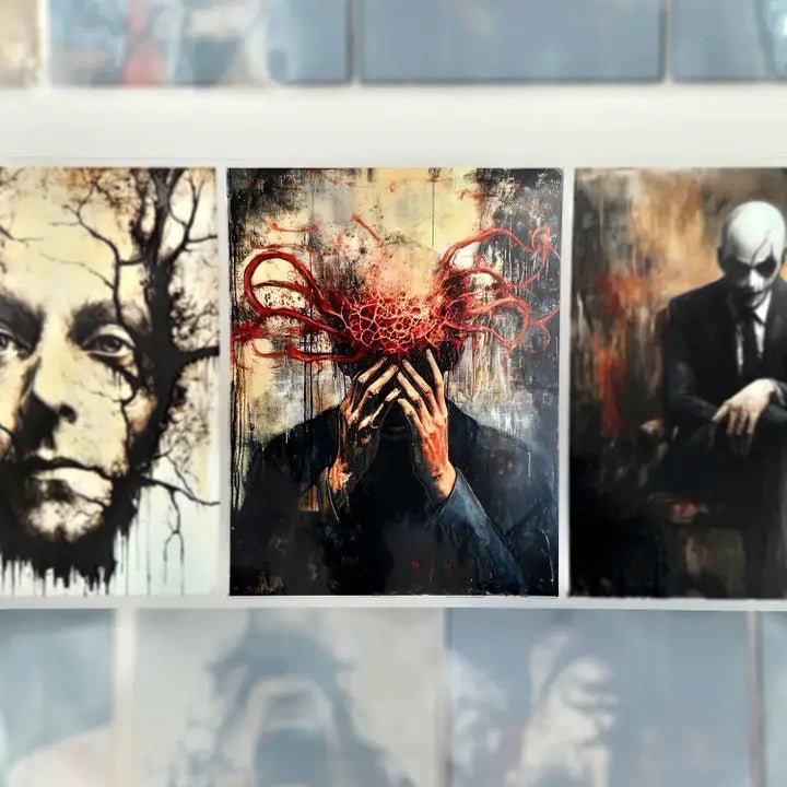 Pet Tape - MIC - Canvas of Carnage Glossy & Embossed 60 mm - 2 - MIC & MIM Premium Paper Shop - Tidformera