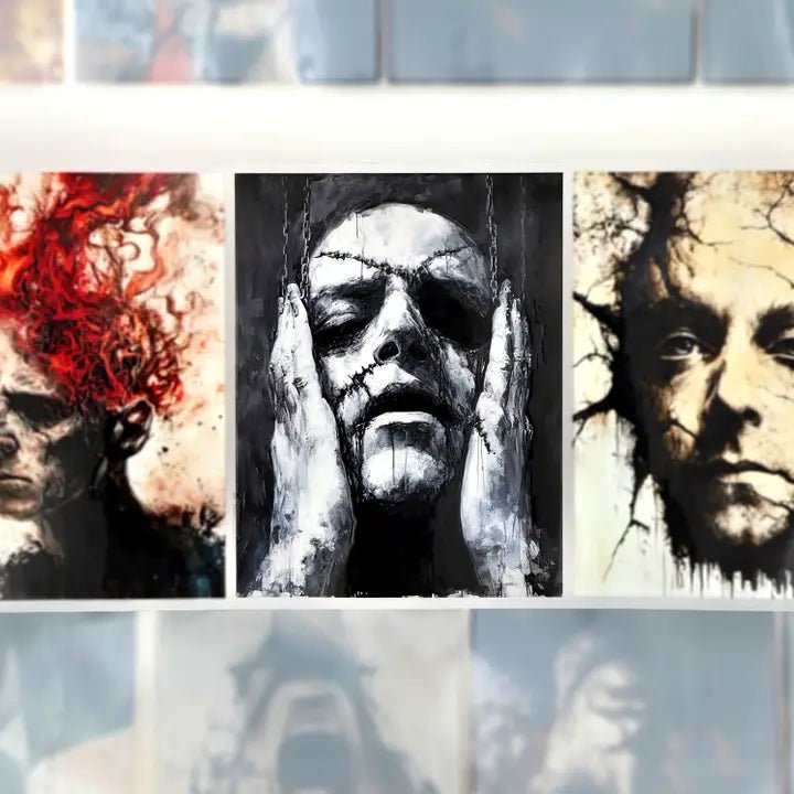 Pet Tape - MIC - Canvas of Carnage Glossy & Embossed 60 mm - 4 - MIC & MIM Premium Paper Shop - Tidformera