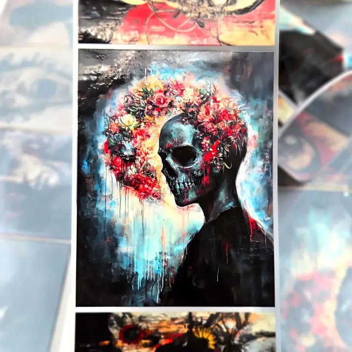 Pet Tape - MIC - Canvas of Carnage Glossy & Embossed 60 mm - 3 - MIC & MIM Premium Paper Shop - Tidformera