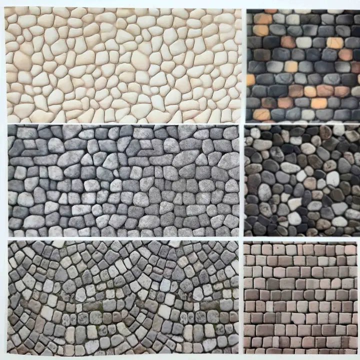 Pet Tape - MIC - Cobblestones Matte 70 mm - 2 - MIC & MIM Premium Paper Shop - Tidformera