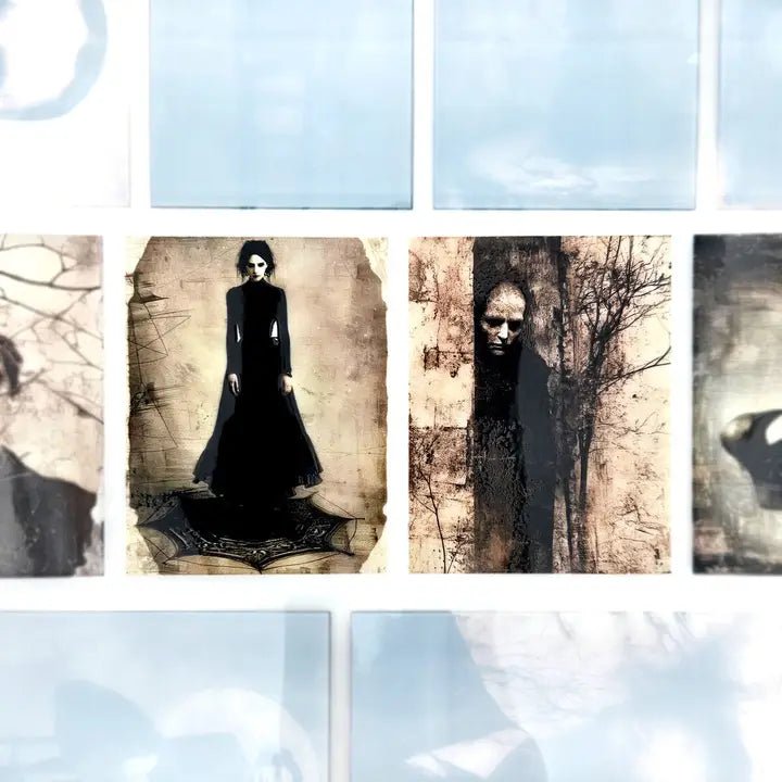 Pet Tape - MIC - Creepy People Glossy & Embossed 60 mm - 5 - MIC & MIM Premium Paper Shop - Tidformera