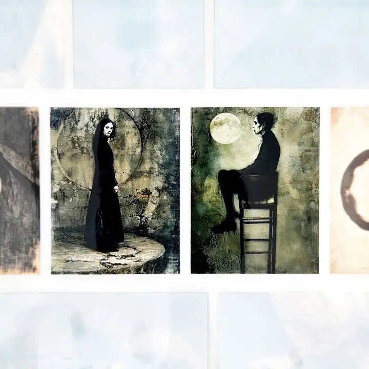 Pet Tape - MIC - Creepy People Glossy & Embossed 60 mm - 3 - MIC & MIM Premium Paper Shop - Tidformera