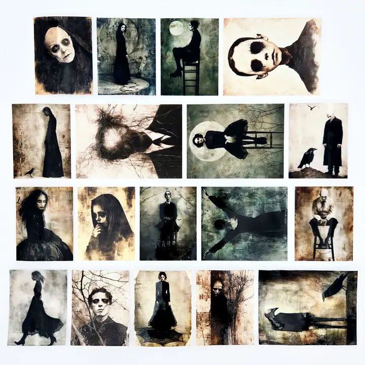 Pet Tape - MIC - Creepy People Glossy & Embossed 60 mm - 2 - MIC & MIM Premium Paper Shop - Tidformera