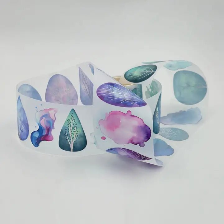 Pet Tape - MIC - Crystal Trees - Foiled & Embossed 60 mm - 1 - MIC & MIM Premium Paper Shop - Tidformera