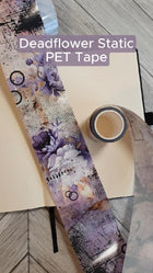 Pet Tape - MIC - Deadflower Static Glossy & Embossed 70 mm - 1 - MIC & MIM Premium Paper Shop - Tidformera