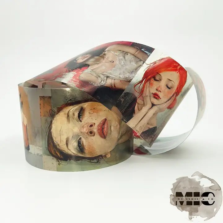 Pet Tape - MIC - Hues of Silence Glossy & Embossed 70 mm - 1 - MIC & MIM Premium Paper Shop - Tidformera