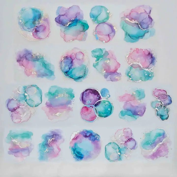 Pet Tape - MIC - Mermaid Splash Foiled & Embossed 60 mm - 3 - MIC & MIM Premium Paper Shop - Tidformera