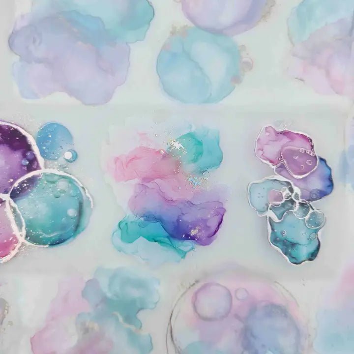 Pet Tape - MIC - Mermaid Splash Foiled & Embossed 60 mm - 4 - MIC & MIM Premium Paper Shop - Tidformera