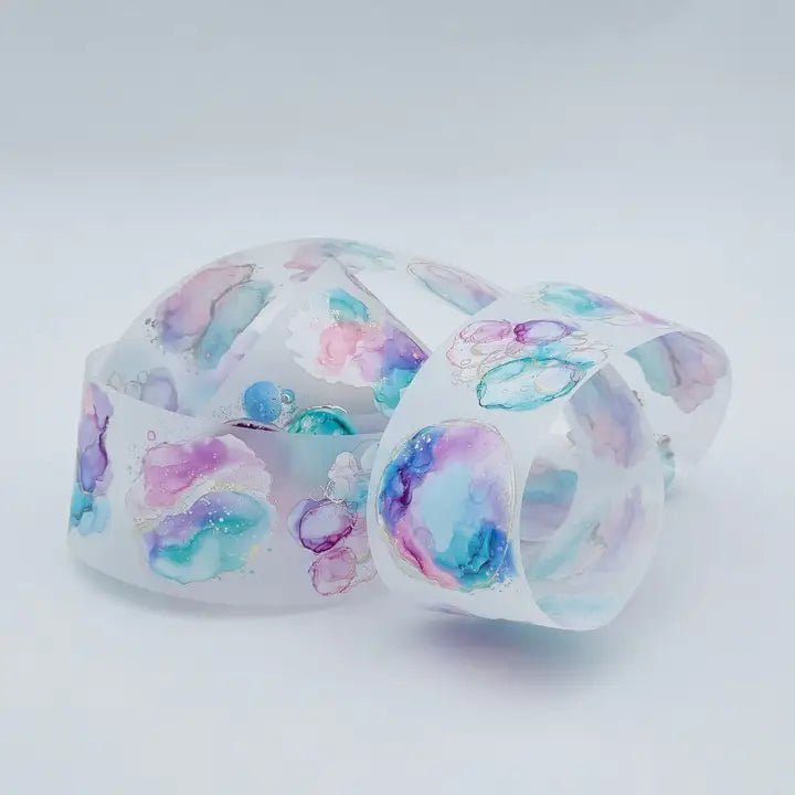 Pet Tape - MIC - Mermaid Splash Foiled & Embossed 60 mm - 1 - MIC & MIM Premium Paper Shop - Tidformera