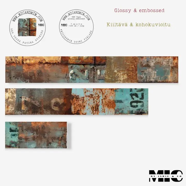 Pet Tape - MIC - Patina Stories 70 mm - 6 - MIC & MIM Premium Paper Shop - Tidformera