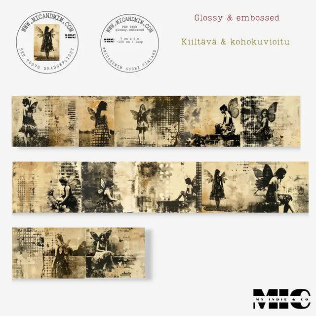 Pet Tape - MIC - Shadowflight Glossy & Embossed 70 mm - 6 - MIC & MIM Premium Paper Shop - Tidformera