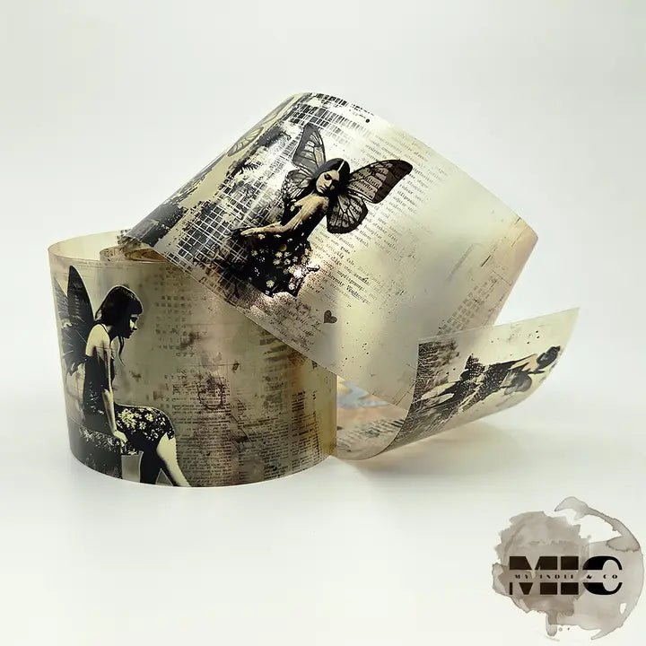 Pet Tape - MIC - Shadowflight Glossy & Embossed 70 mm - 1 - MIC & MIM Premium Paper Shop - Tidformera