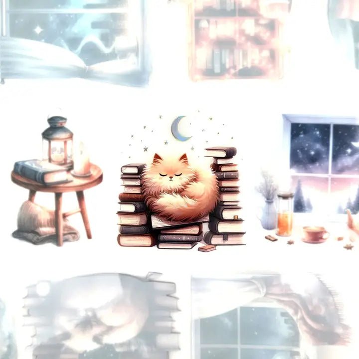 Pet Tape - MIC - Starry Night Foiled & Embossed 60 mm - 3 - MIC & MIM Premium Paper Shop - Tidformera