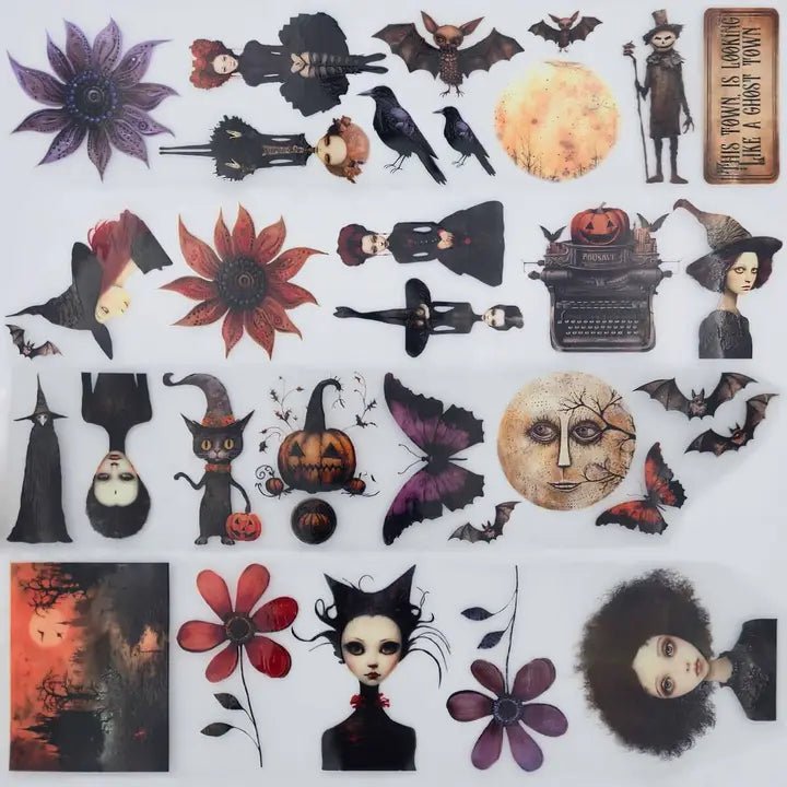 Pet Tape - MIC - Strangers in the Night Glossy & Embossed 60 mm - 2 - MIC & MIM Premium Paper Shop - Tidformera