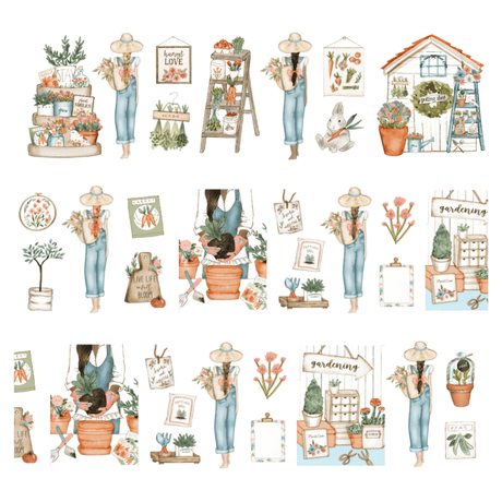Pet Tape - Penpaling Paula - Gardening 60 mm - 2 - Penpaling Paula - Tidformera